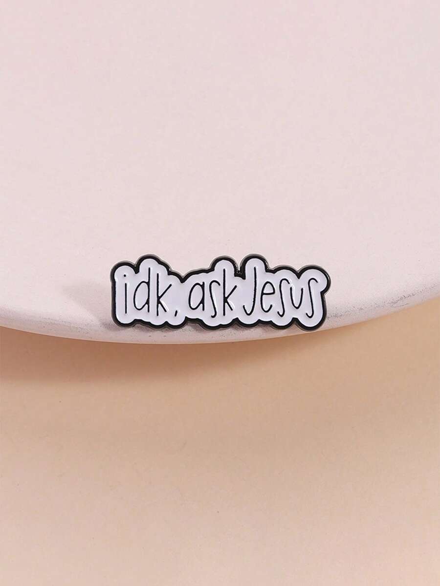 1pc 'Idk, Ask Jesus' Enamel Pi - đánh giá và giá Fashion Backpack Women