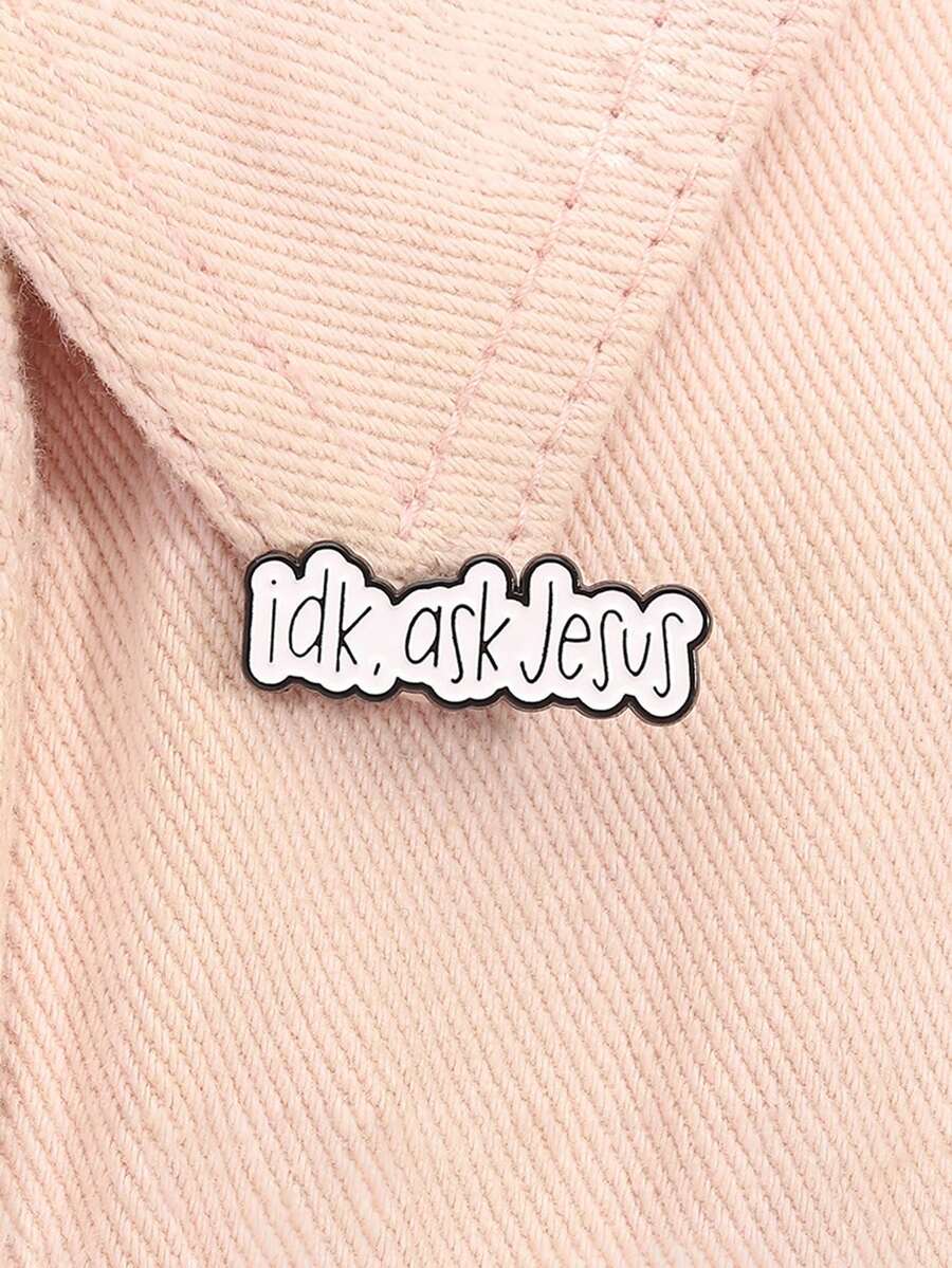 1pc 'Idk, Ask Jesus' Enamel Pi - đánh giá và giá Fashion Backpack Women