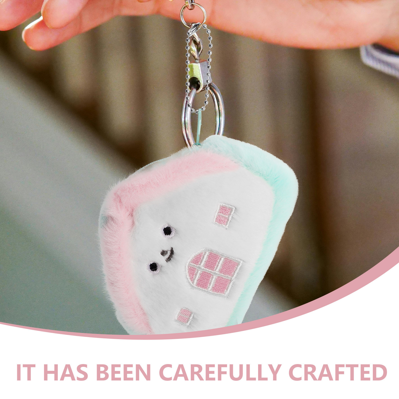 Adorable Mini House Keychain C - đánh giá và giá Mini Backpack Purse