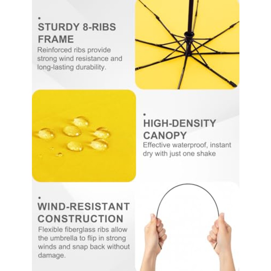 Travel Umbrella UV Sun Protect - đánh giá và giá Mini Backpack Purse