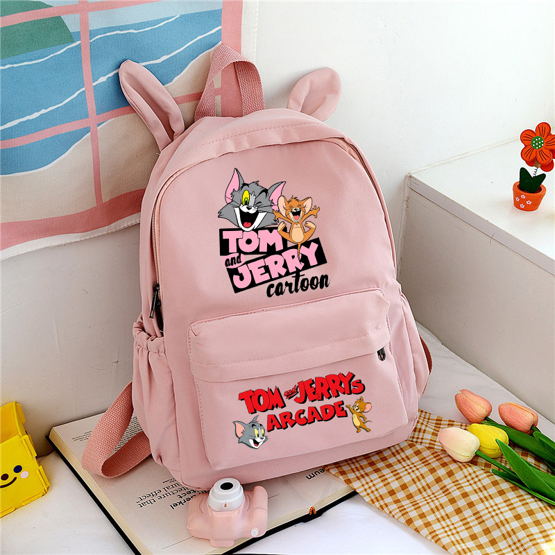 Tom and Jerry Cute School Bag  - đánh giá và giá School Backpack Teen