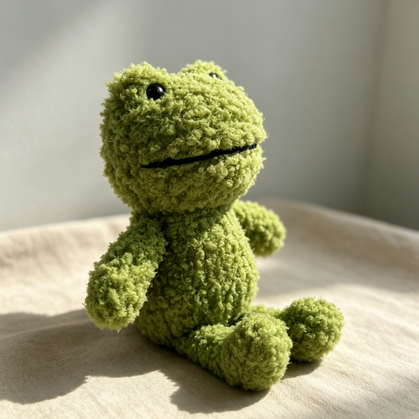Kawaii Green Frog Plush Keycha - đánh giá và giá Mini Backpack Purse