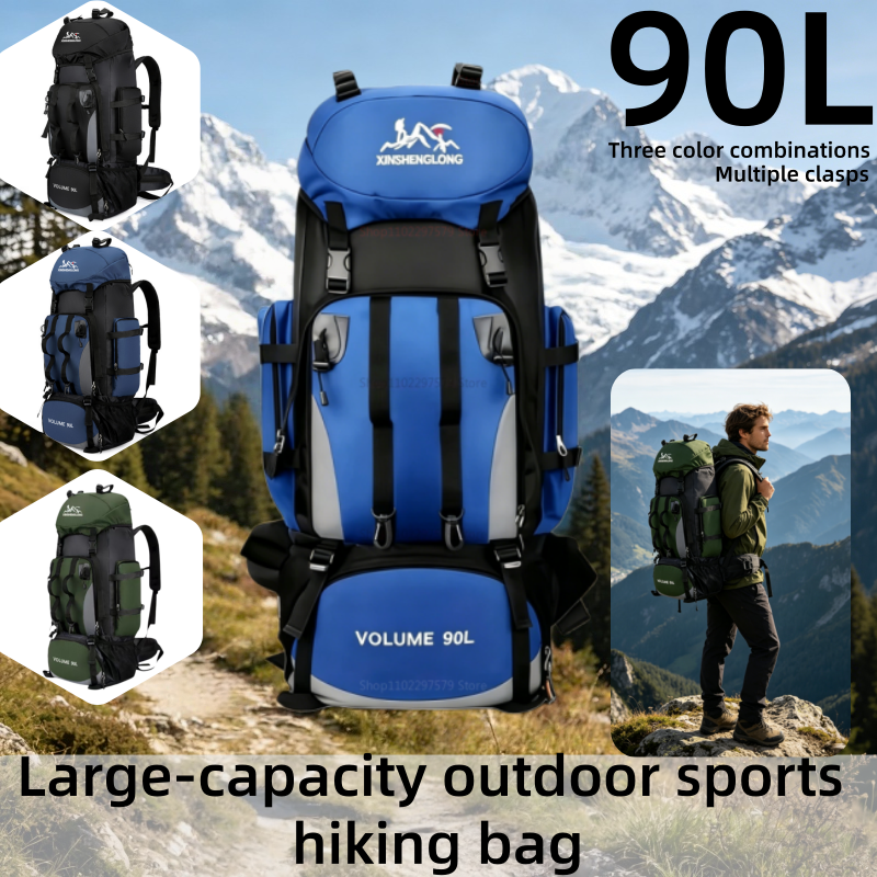 Large 90L Travel Backpack Mili - đánh giá và giá Rucksack Military Style