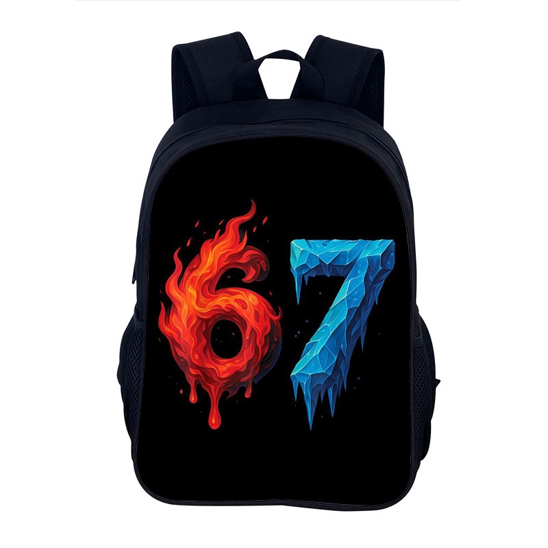 Six Seven 67 Print Lightweight - đánh giá và giá School Backpack Teen