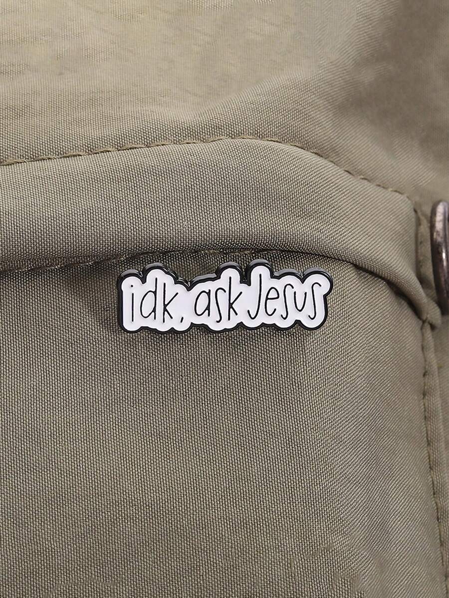 1pc 'Idk, Ask Jesus' Enamel Pi - đánh giá và giá Fashion Backpack Women