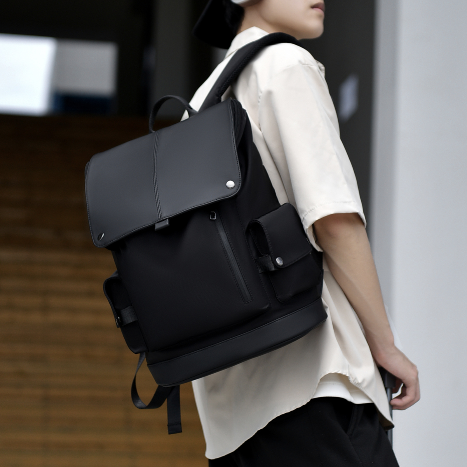 15.6in Laptop Backpack Oxford  - đánh giá và giá Hiking Backpack Waterproof
