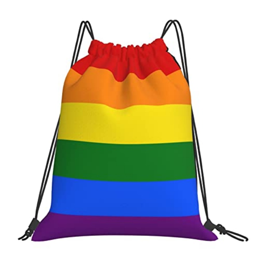 Lgbt Flag Gay Pride Rainbow Un - đánh giá và giá Drawstring Gym Bag