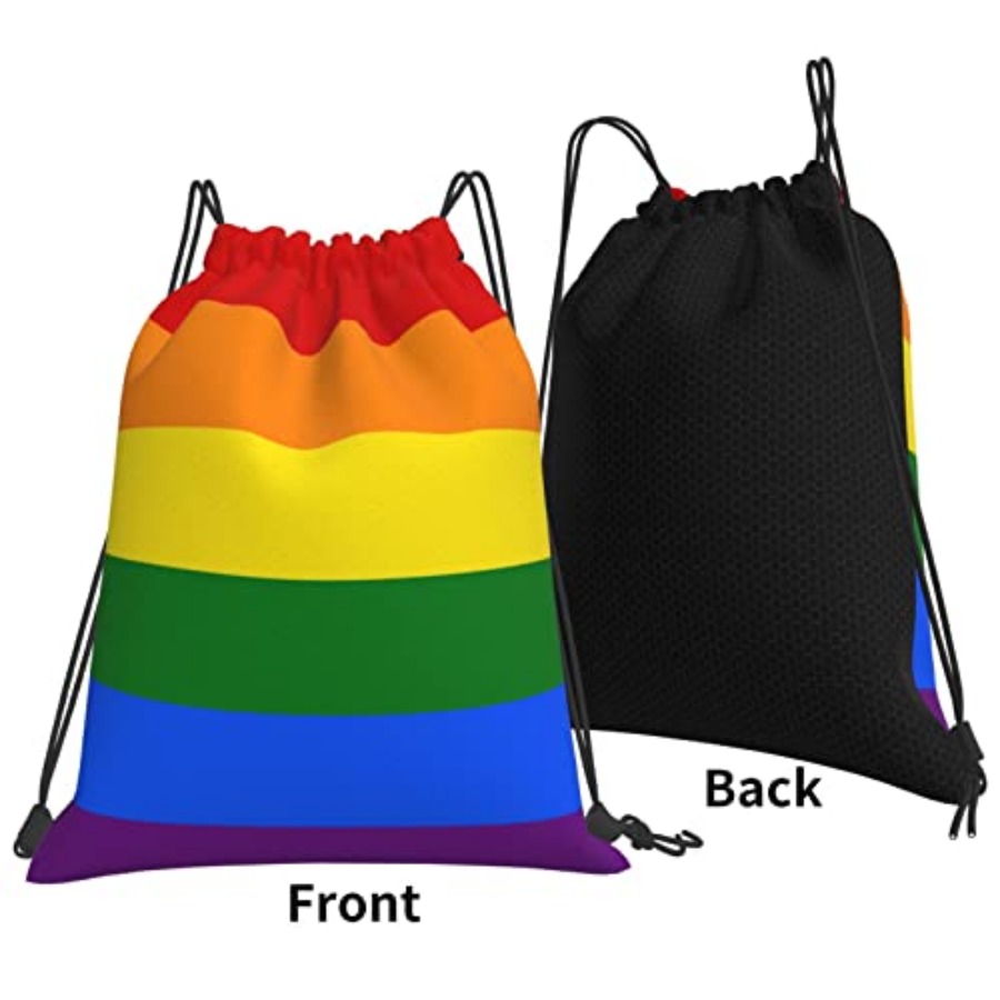 Lgbt Flag Gay Pride Rainbow Un - đánh giá và giá Drawstring Gym Bag