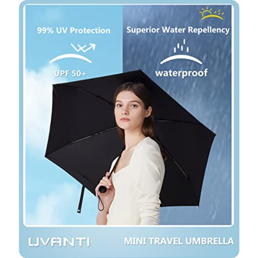 Mini Travel Umbrella with Case - đánh giá và giá Mini Backpack Purse