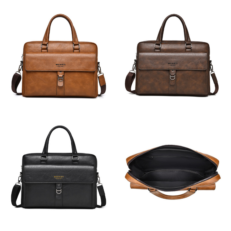 Vintage Dark Brown PU Leather  - đánh giá và giá Laptop Backpack 15.6