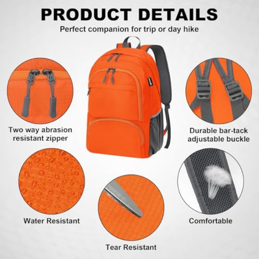 20L Lightweight Packable Hikin - đánh giá và giá Foldable Backpack Small