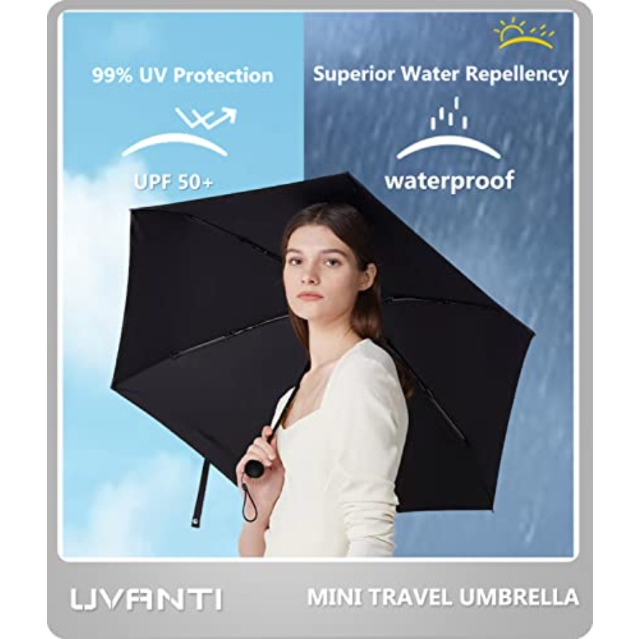 Mini Travel Umbrella with Case - đánh giá và giá Mini Backpack Purse